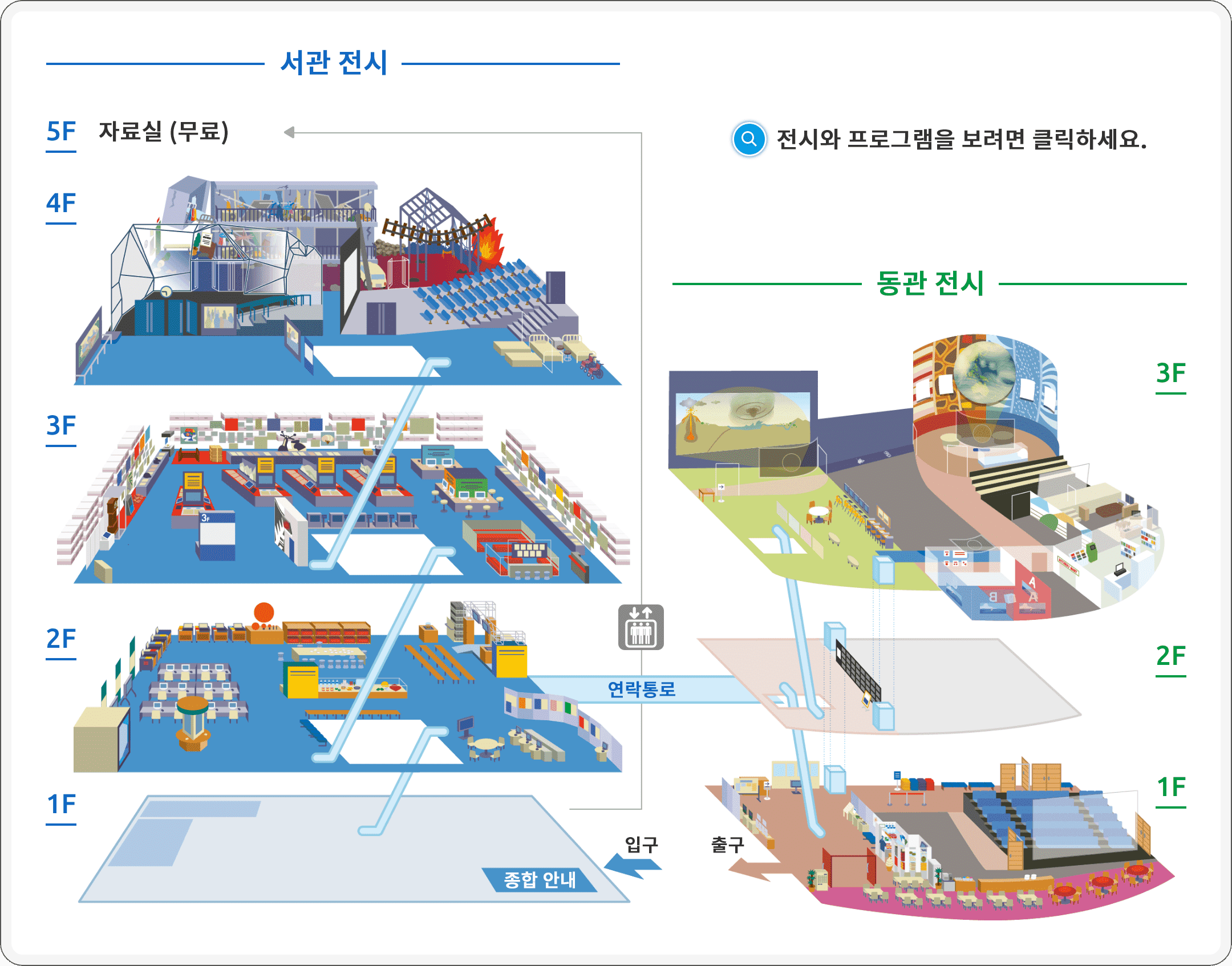 Click to see exhibits and programs.